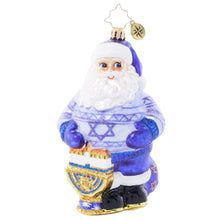Load image into Gallery viewer, Christopher Radko Christma-kkah Santa