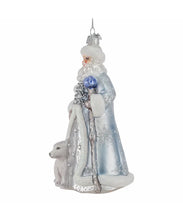 Load image into Gallery viewer, Bellissimo Santa w/ Polar Bear Ornament by Kurt S. Adler
