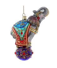 Load image into Gallery viewer, Bellissimo Elephant Ornament by Kurt S. Adler
