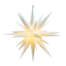 Load image into Gallery viewer, Moravian LED Crackle Star - White *Special Price*