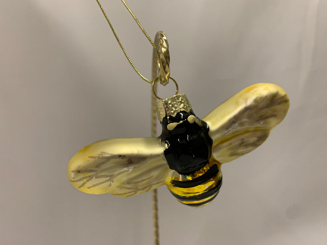 Bee Ornament By Silver Tree