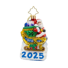 Load image into Gallery viewer, Rooftop Parking Santa Gem by Christopher Radko
