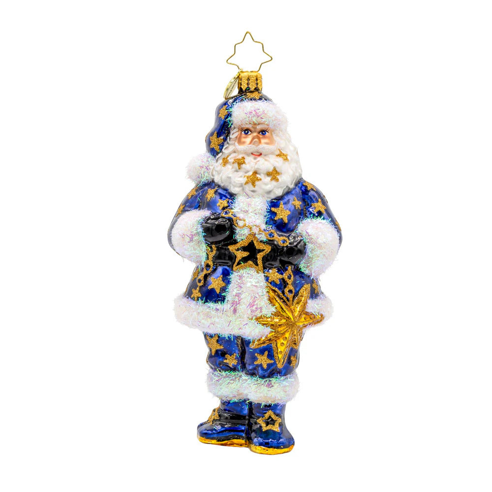 Starry Suit St Nick by Christopher Radko