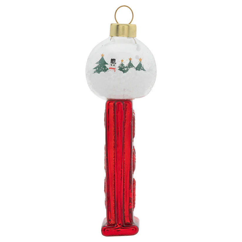 PEZ Snowglobe Ornament by Kat&Annie