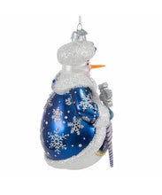 Load image into Gallery viewer, Bellissimo Elegant Snowman Ornament by Kurt S. Adler
