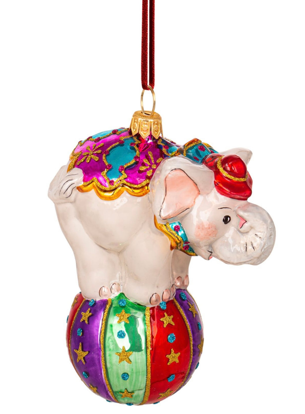 Huras Family Elephant's Tricks Ornament