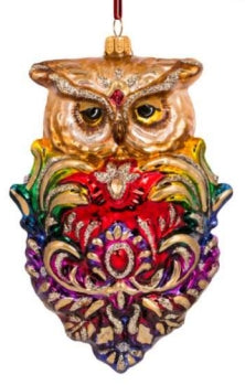 Royal Owl Ornament by Huras Family