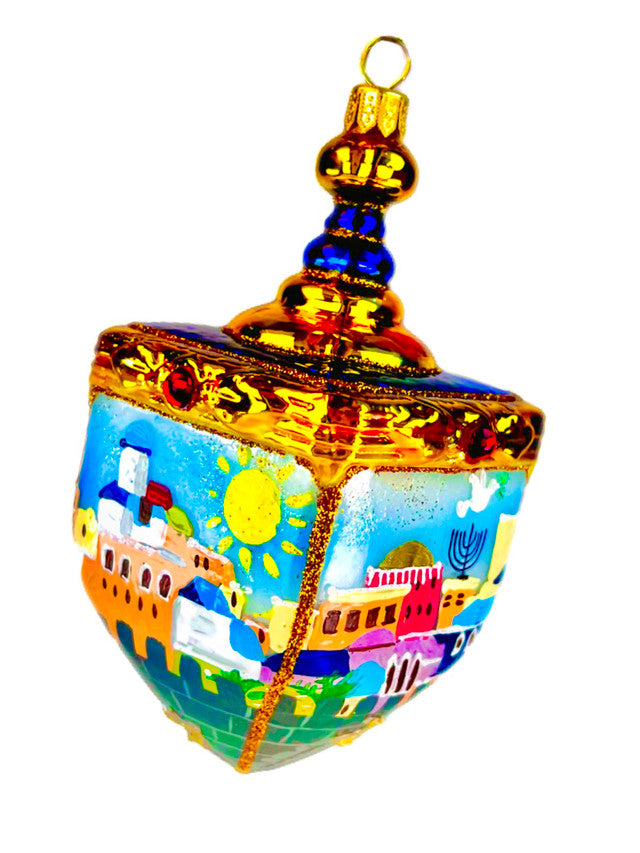 Heartfully Yours Dreidel Deluxe Ornament