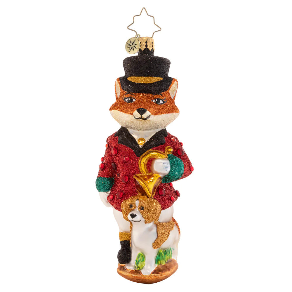 Festive Fox Ornament by Christopher Radko (2023)